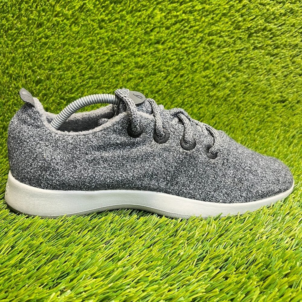 Allbirds Wool Runners Mens‎ Size 11 Gray White Casual Walking Shoes Sneakers